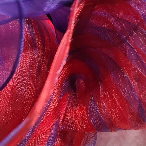 Derby Hat red and purple - Picture 8 of 11